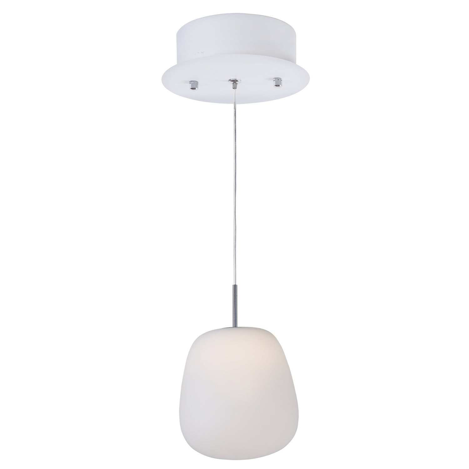 ET2 - E21121-11WT - LED Pendant - Puffs - White