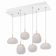 ET2 - E21124-11WT - LED Pendant - Puffs - White