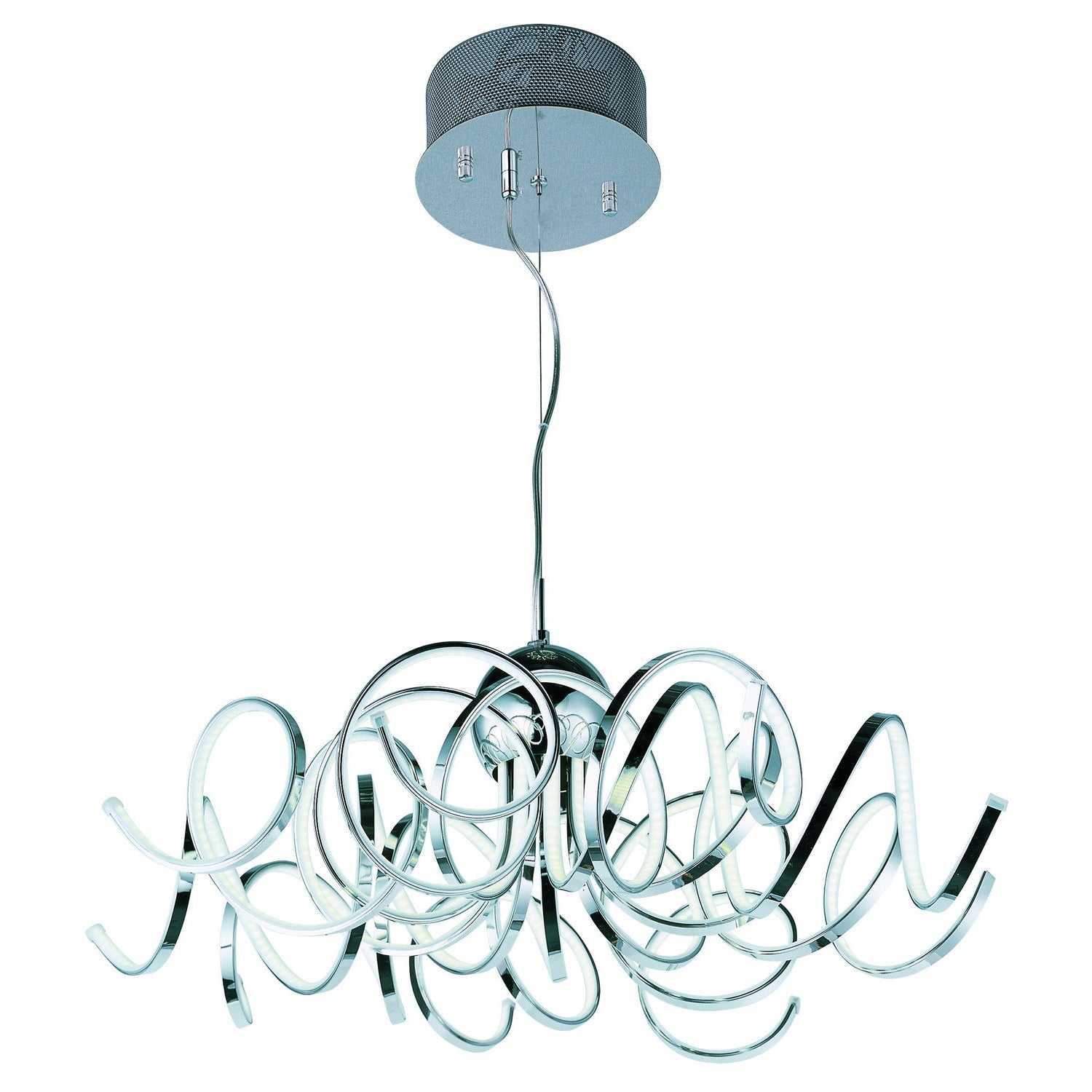 ET2 - E21415-PC - LED Pendant - Chaos - Polished Chrome