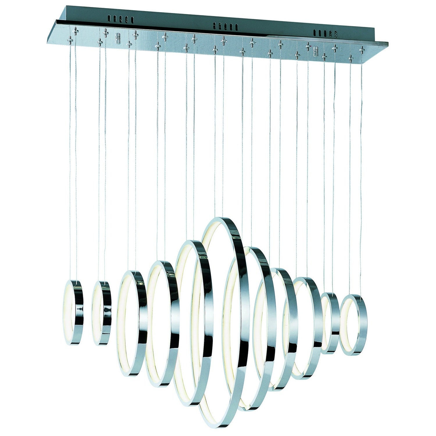 ET2 - E22716-PC - LED Pendant - Hoops LED - Polished Chrome