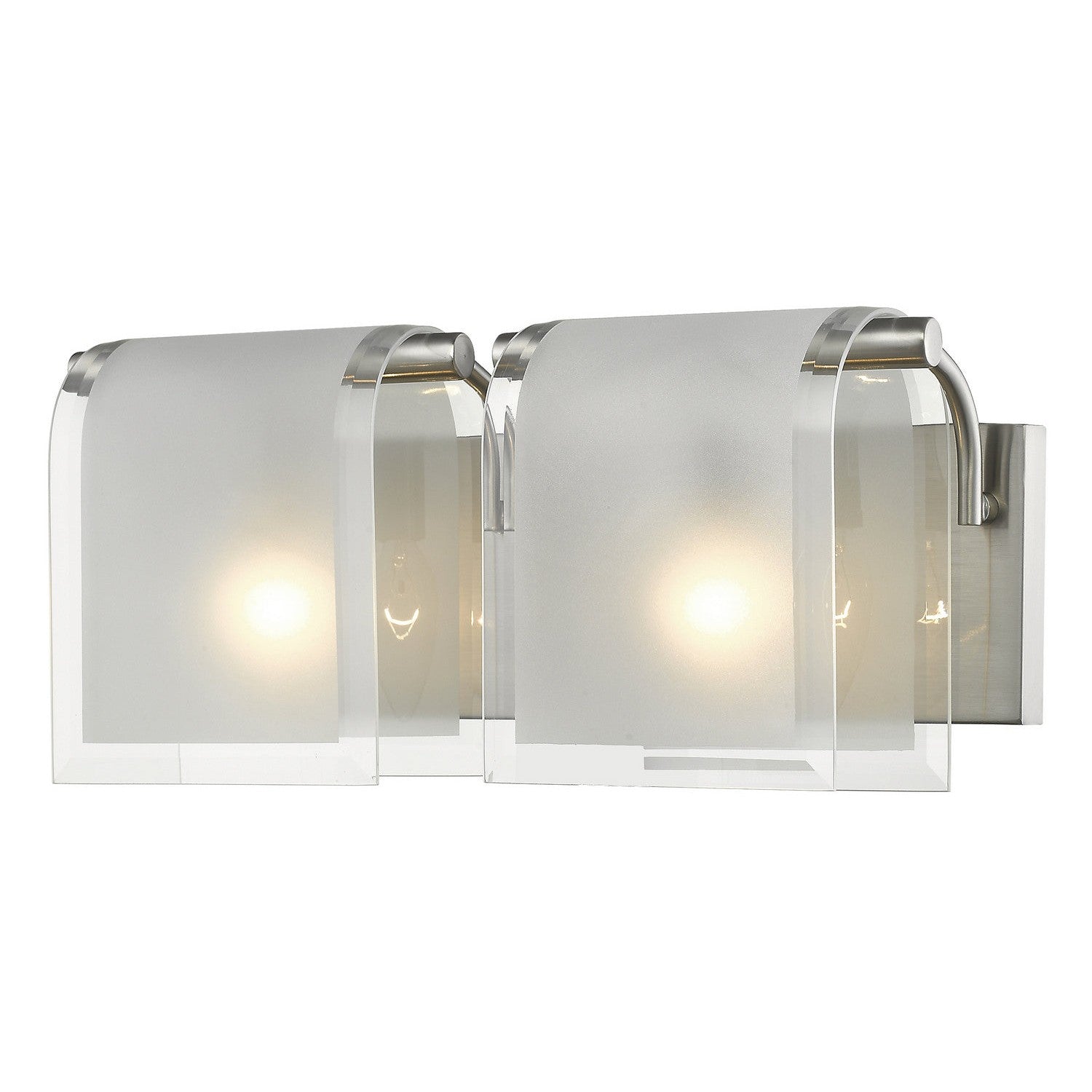 Z-Lite - 169-2V-BN - Two Light Vanity - Zephyr - Brushed Nickel
