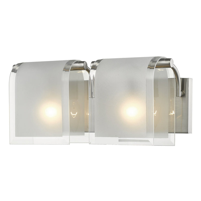 Z-Lite - 169-2V-BN - Two Light Vanity - Zephyr - Brushed Nickel