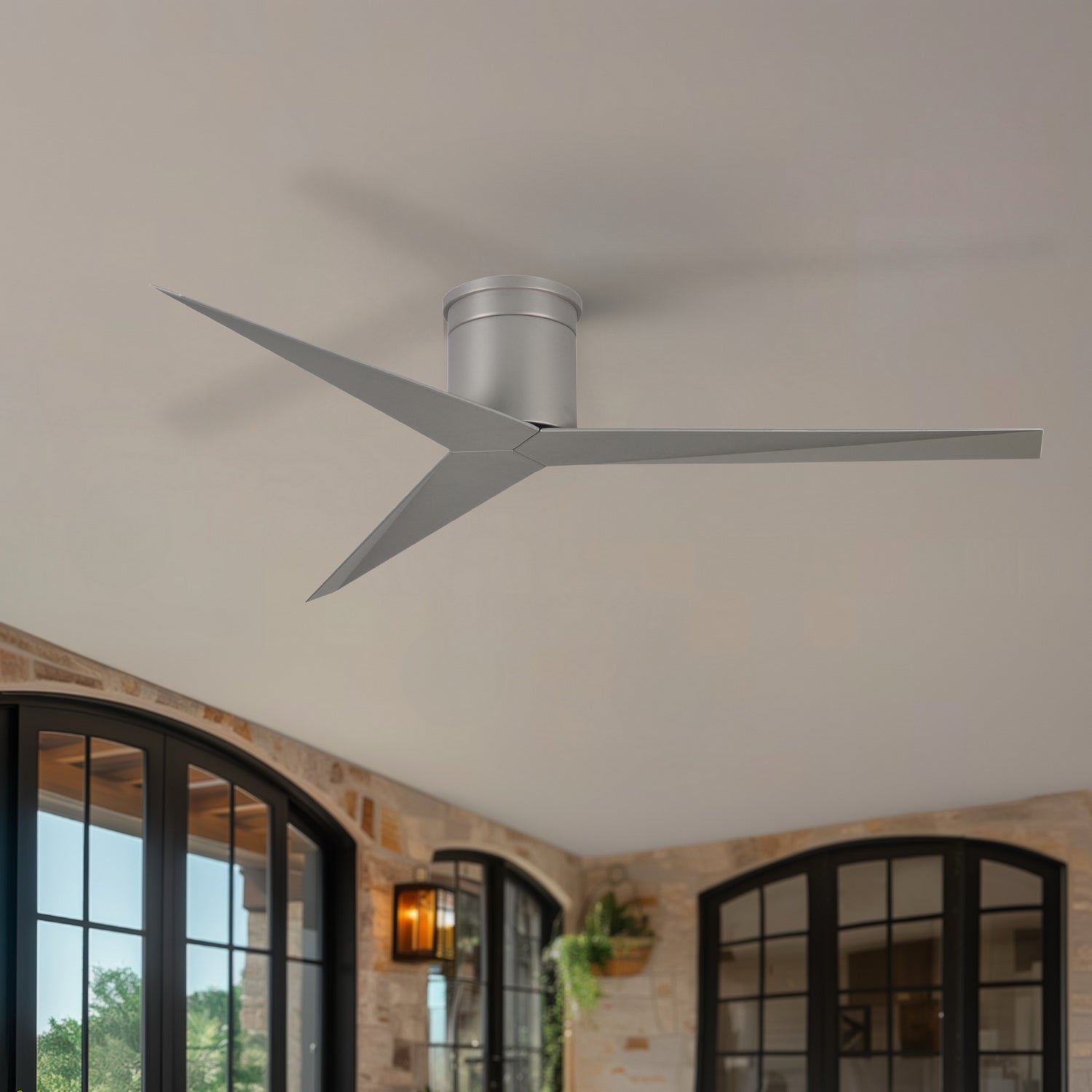 Matthews Fan Company - EKH-BN-BN - 56"Ceiling Fan - Eliza - Brushed Nickel