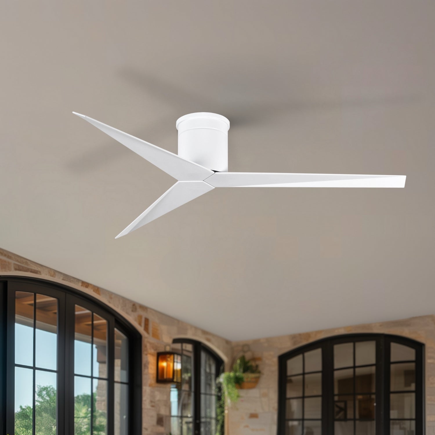 Matthews Fan Company - EKH-WH-WH - 56"Ceiling Fan - Eliza - Gloss White