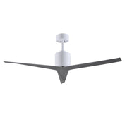 Matthews Fan Company - EK-WH-BN - 56"Ceiling Fan - Eliza - Gloss White