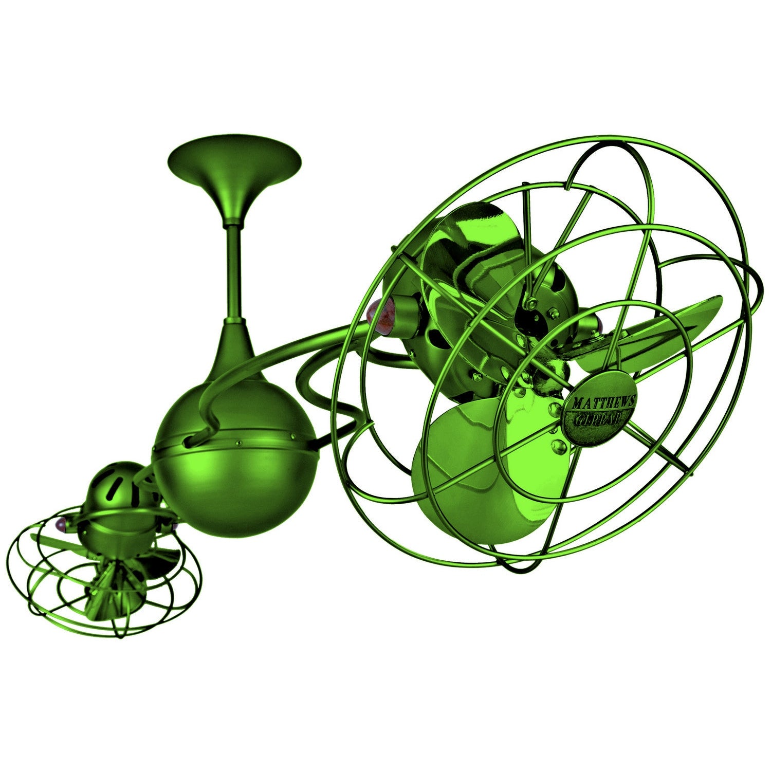 Matthews Fan Company - IV-GREEN-MTL - 53"Ceiling Fan - Italo Ventania - Esmerelda