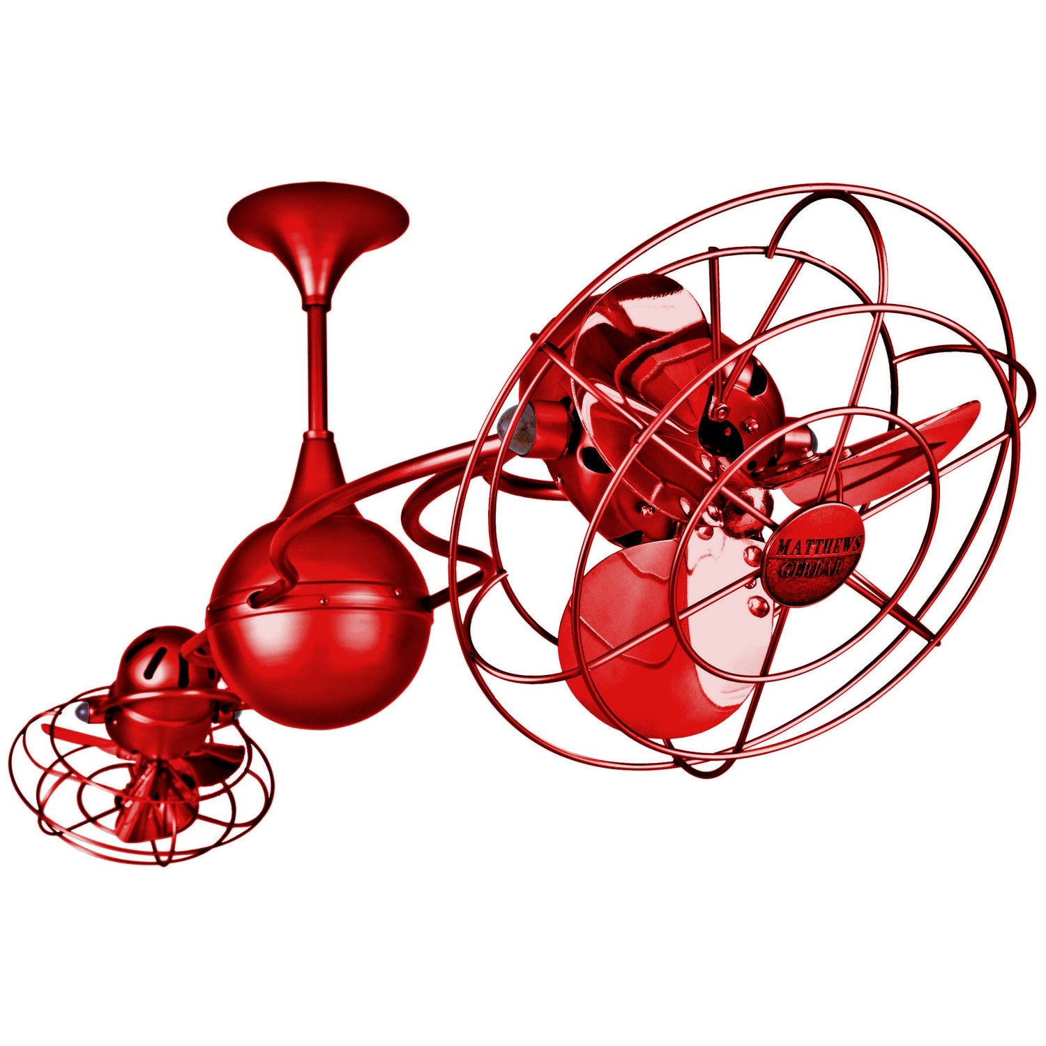 Matthews Fan Company - IV-RED-MTL - 53"Ceiling Fan - Italo Ventania - Rubi