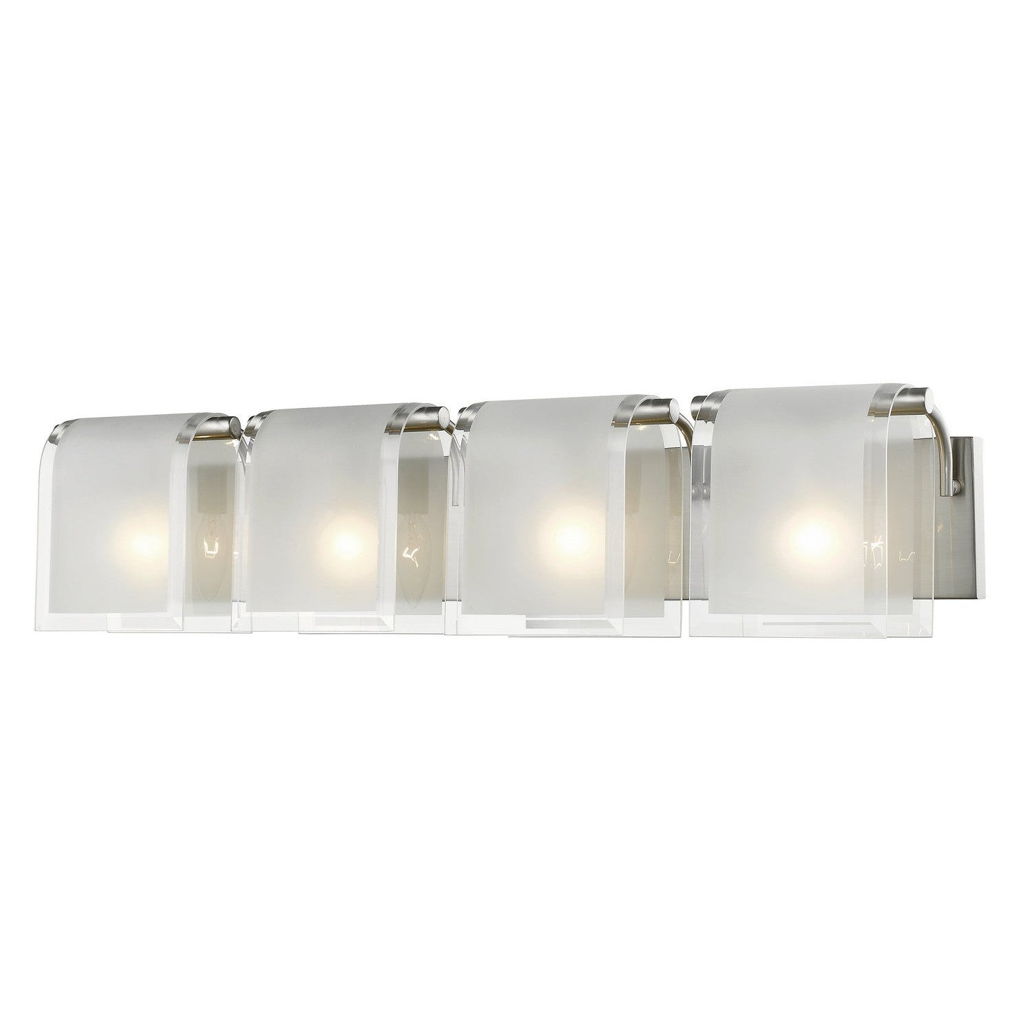 Z-Lite - 169-4V-BN - Four Light Vanity - Zephyr - Brushed Nickel