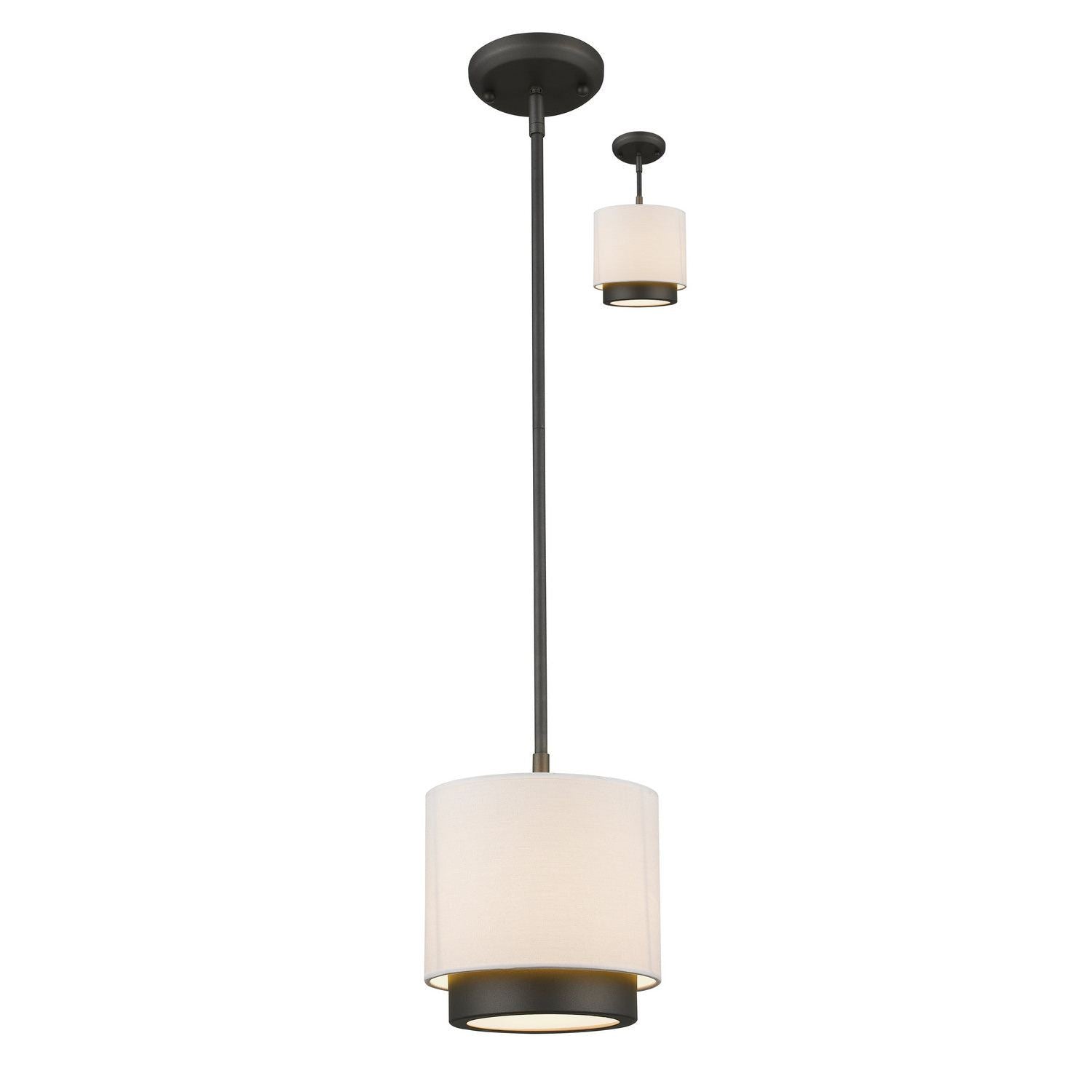 Z-Lite - 196-8 - One Light Pendant - Jade - Factory Bronze