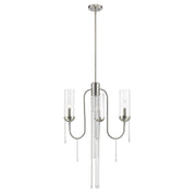 Z-Lite - 433-3BN - Three Light Chandelier - Siena - Brushed Nickel