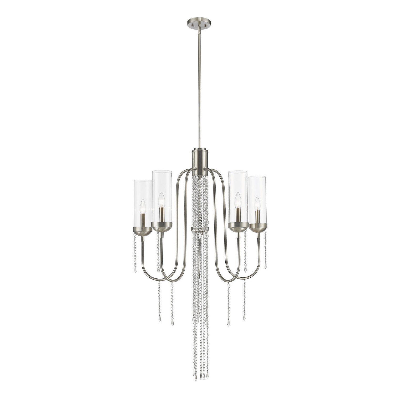 Z-Lite - 433-5BN - Five Light Chandelier - Siena - Brushed Nickel