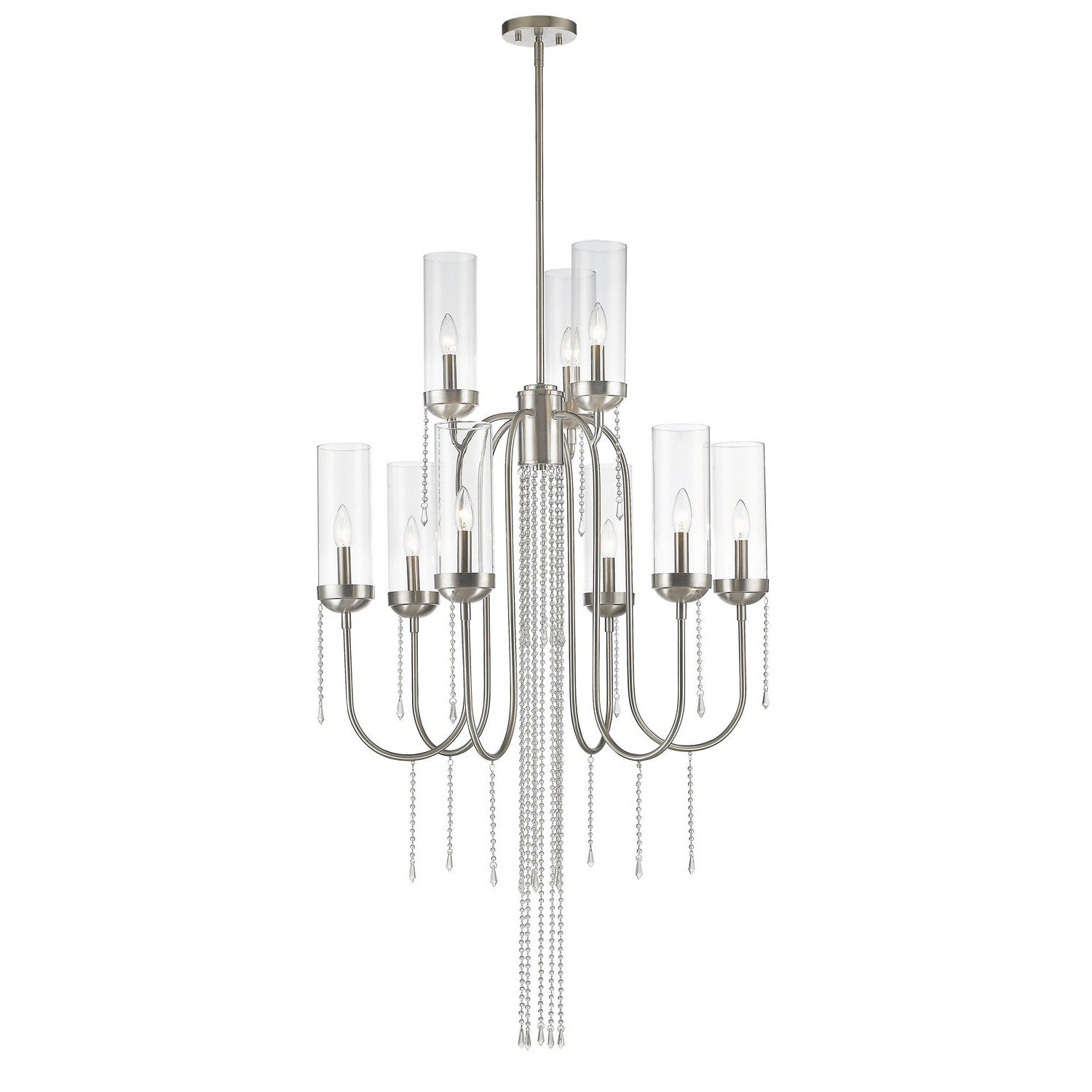 Z-Lite - 433-9BN - Nine Light Chandelier - Siena - Brushed Nickel