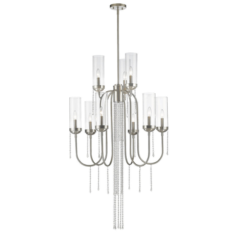 Z-Lite - 433-9BN - Nine Light Chandelier - Siena - Brushed Nickel