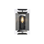 Elegant Lighting - 1212W6FB - One Light Wall Sconce - Monaco - Flat Black