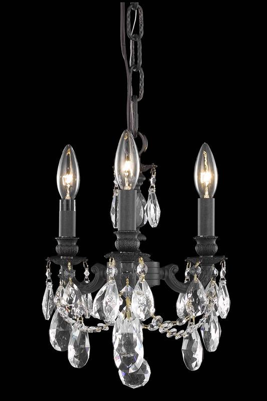 Elegant Lighting - 8103D10DB/RC - Three Light Chandelier