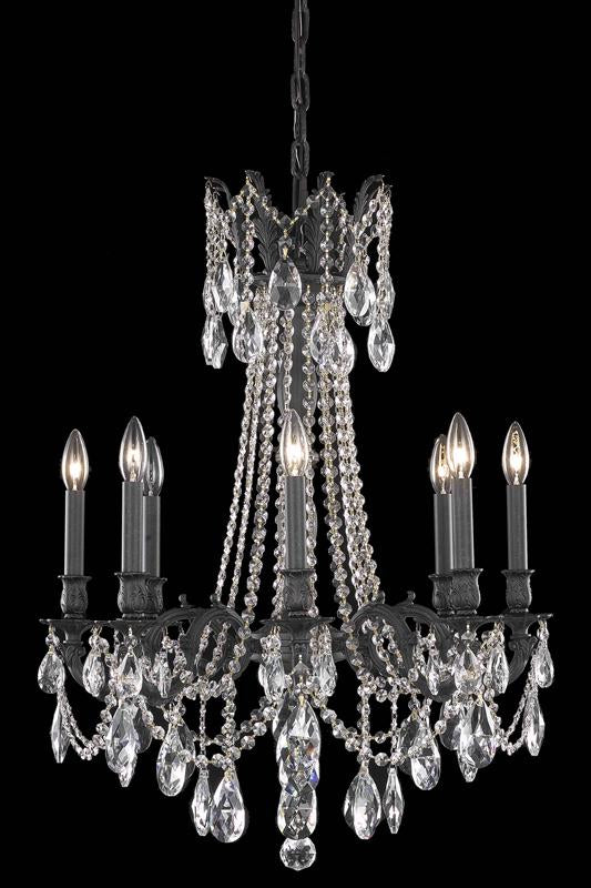 Elegant Lighting - 8208D24DB/RC - Eight Light Chandelier