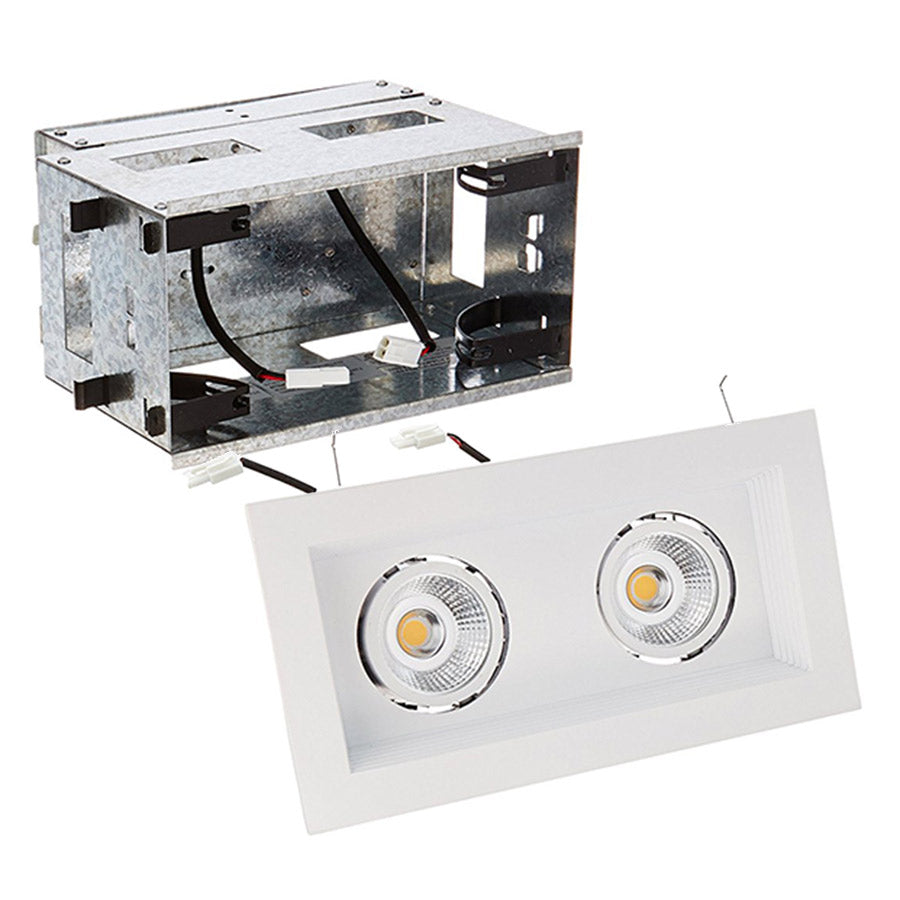 W.A.C. Lighting - MT-3LD211R-F930-WT - LED Two Light Remodel Housing with Trim and Light Engine - Mini Led Multiple Spots - White