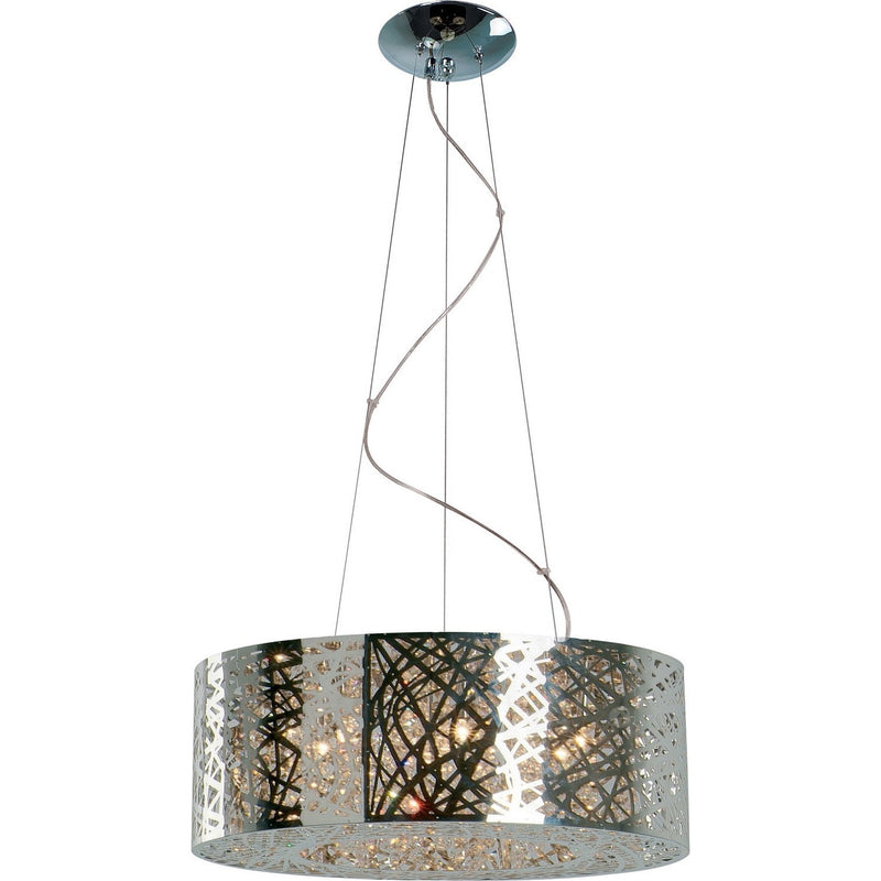 ET2 - E21308-10PC/BUL - LED Pendant - Inca - Polished Chrome