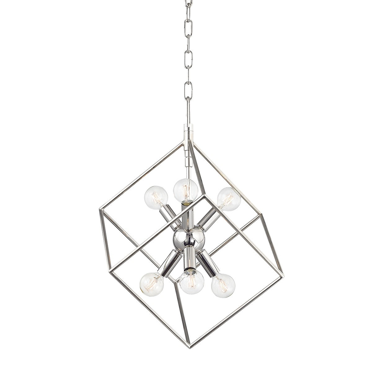 Hudson Valley - 1215-PN - Six Light Pendant - Roundout - Polished Nickel