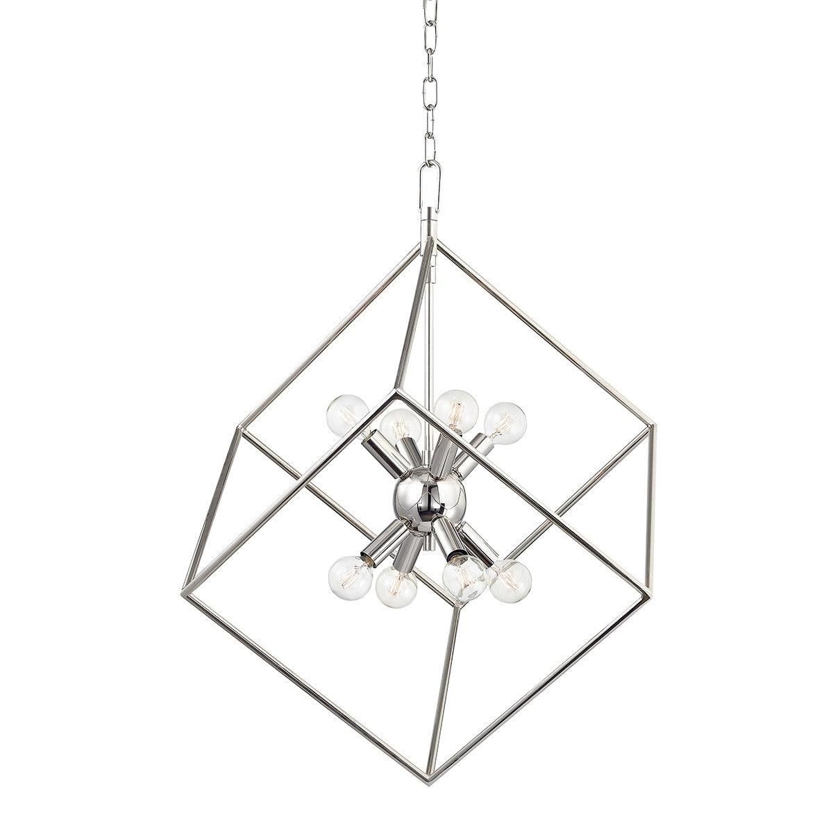 Hudson Valley - 1220-PN - Eight Light Pendant - Roundout - Polished Nickel