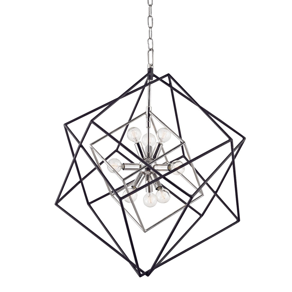 Hudson Valley - 1222-PN - Nine Light Chandelier - Roundout - Polished Nickel