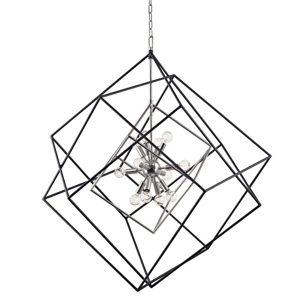 Hudson Valley - 1234-PN - 12 Light Chandelier - Roundout - Polished Nickel