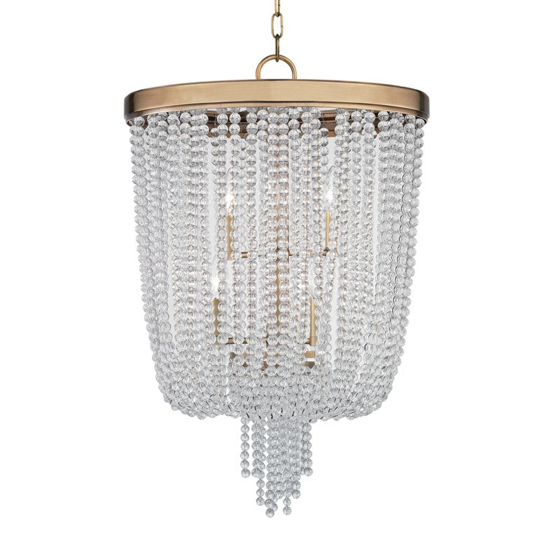Hudson Valley - 9018-AGB - Six Light Chandelier - Royalton - Aged Brass
