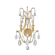 Hudson Valley - 9302-AGB - Two Light Wall Sconce - Crawford - Aged Brass