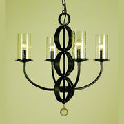 Framburg - 1044 BN - Four Light Chandelier - Compass - Brushed Nickel