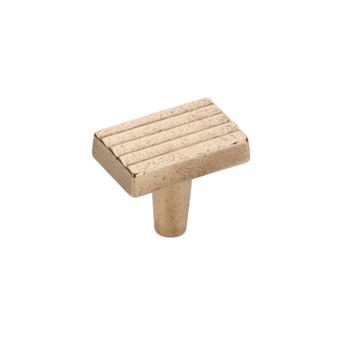 Stradella 1-1/2" "T" Bar Solid Cast Bronze Ridged Luxury Cabinet Bar Knob / Drawer Bar Knob