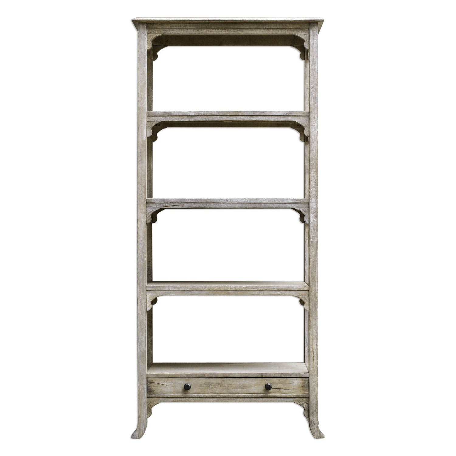 Uttermost - 25661 - Etagere - Bridgely - Aged White