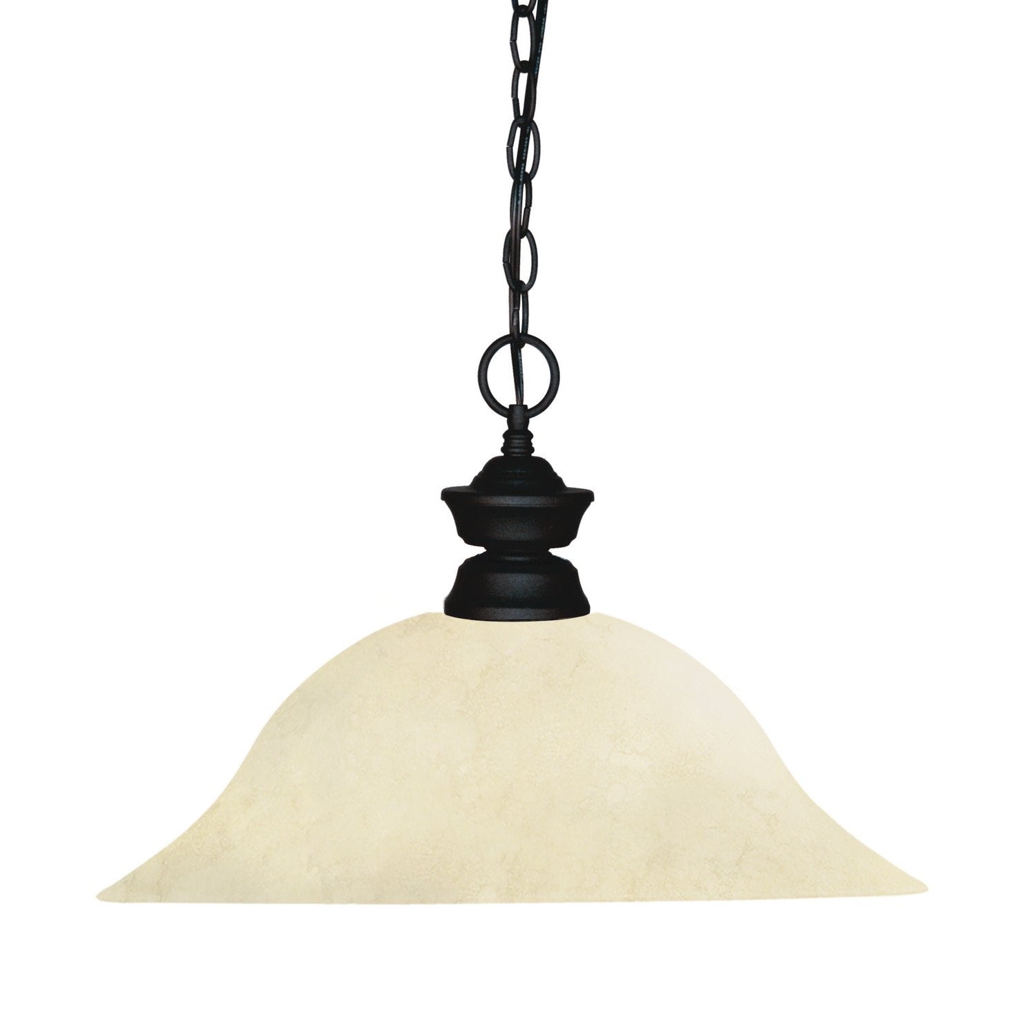Z-Lite - 100701MB-GM16 - One Light Pendant - Shark - Matte Black