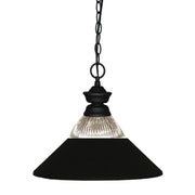 Z-Lite - 100701MB-RMB - One Light Pendant - Shark - Matte Black