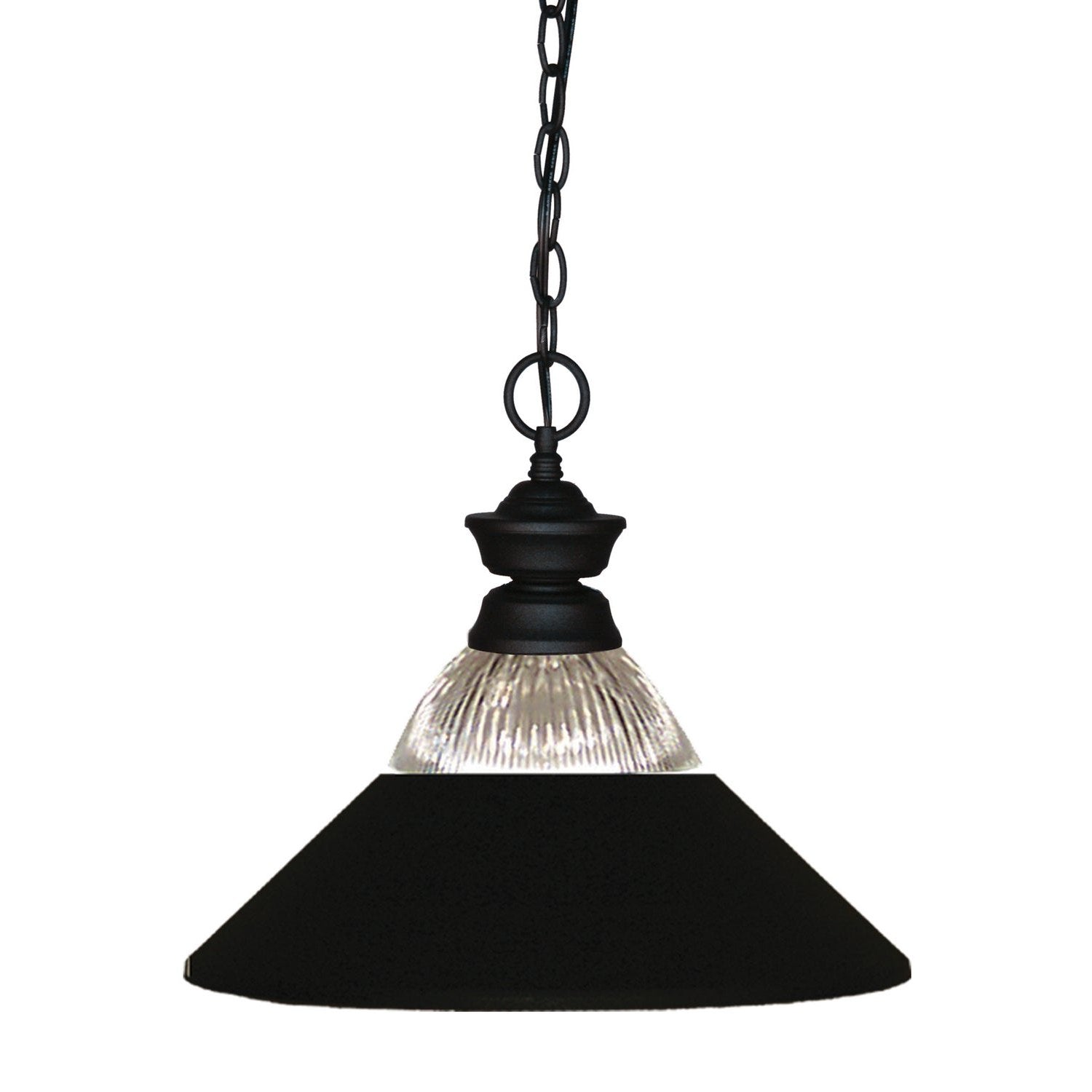 Z-Lite - 100701MB-RMB - One Light Pendant - Shark - Matte Black