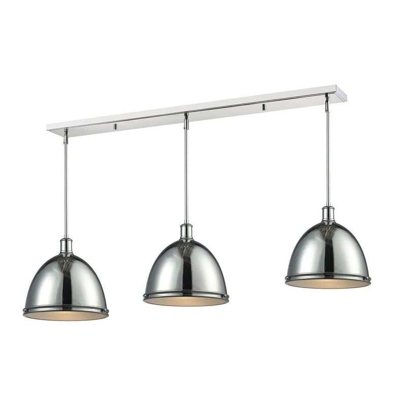 Z-Lite - 711P13-3CH - Three Light Linear Chandelier - Mason - Chrome