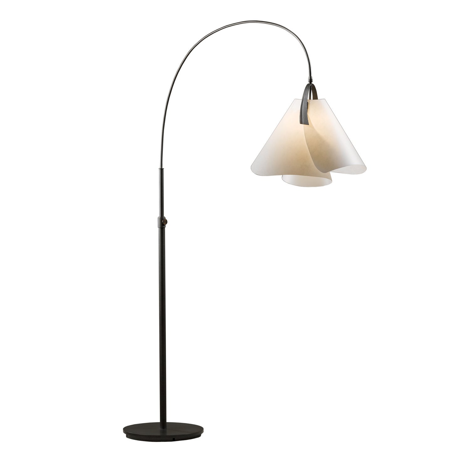 Hubbardton Forge - 234505-SKT-07-SH1992 - One Light Floor Lamp - Mobius - Dark Smoke