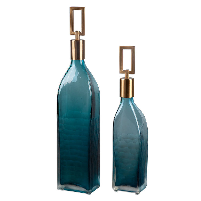 Uttermost - 20076 - Bottles, S/2 - Annabella - Coffee Bronze