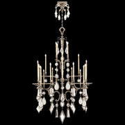 Fine Art Handcrafted Lighting - 714040-3ST - 24 Light Chandelier - Encased Gems - Silver