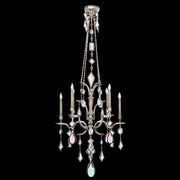 Fine Art Handcrafted Lighting - 725440-1ST - Eight Light Chandelier - Encased Gems - Silver