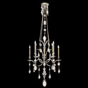 Fine Art Handcrafted Lighting - 725440-3ST - Eight Light Chandelier - Encased Gems - Silver