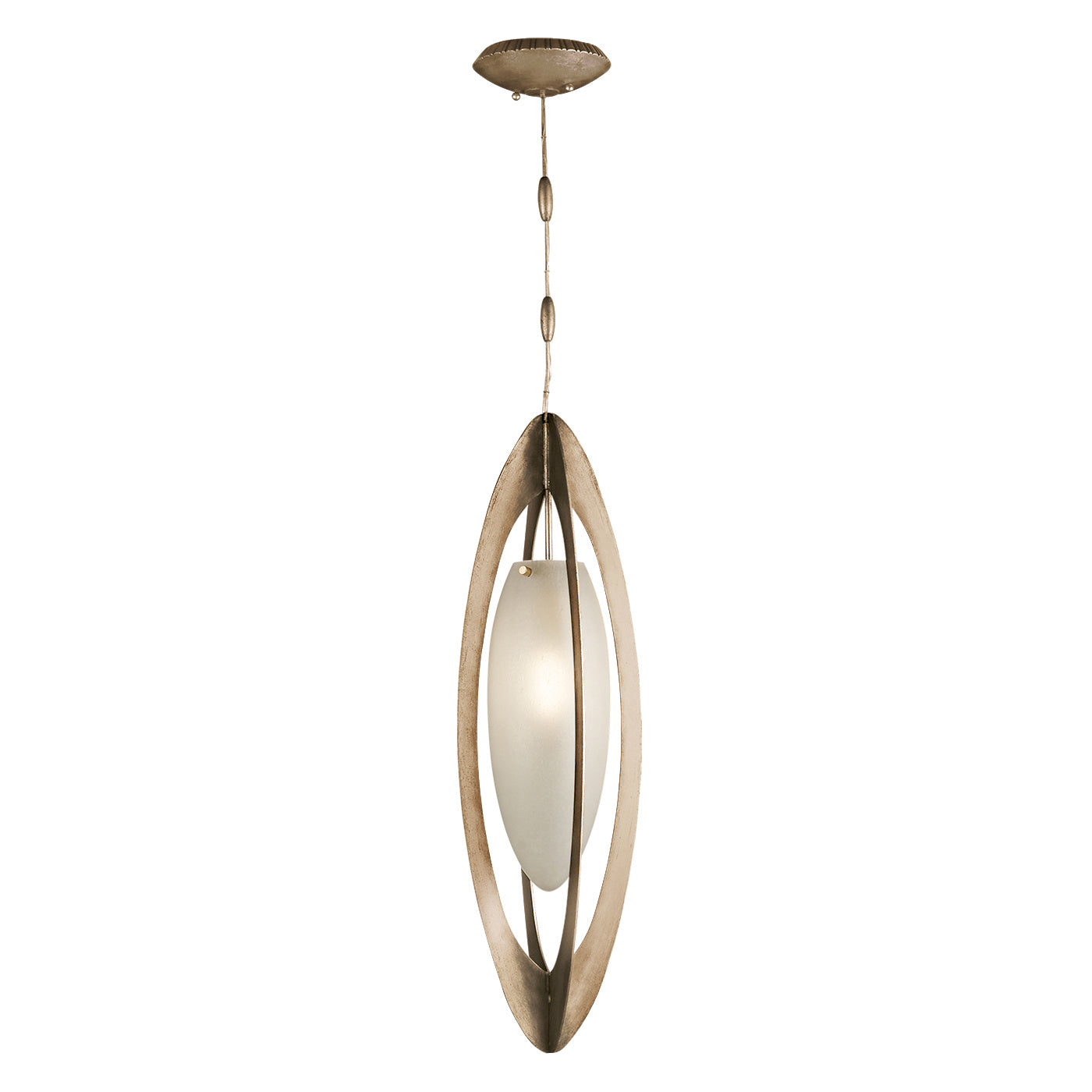 Fine Art Handcrafted Lighting - 787240ST - One Light Pendant - Allegretto - Silver