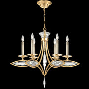 Fine Art Handcrafted Lighting - 843540-22ST - Six Light Chandelier - Marquise - Gold