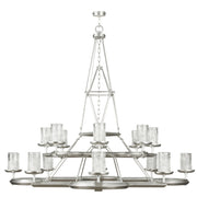 Fine Art Handcrafted Lighting - 860540-2ST - 16 Light Chandelier - Liaison - Silver