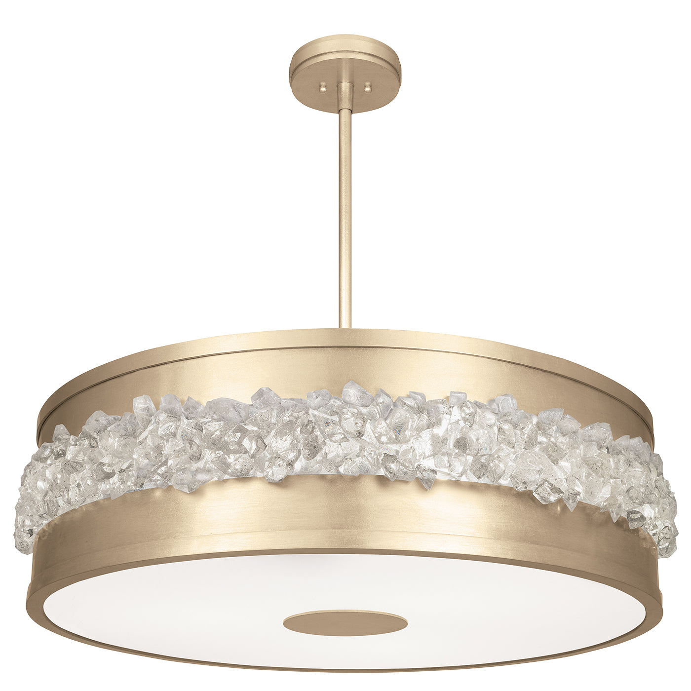 Fine Art Handcrafted Lighting - 876340-1ST - Three Light Pendant - Arctic Halo - Gold