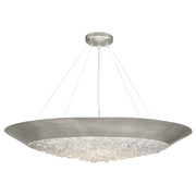 Fine Art Handcrafted Lighting - 876440ST - Three Light Pendant - Arctic Halo - Silver