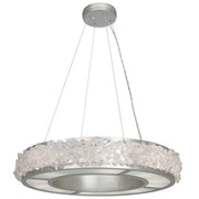 Fine Art Handcrafted Lighting - 878140ST - 12 Light Pendant - Arctic Halo - Silver