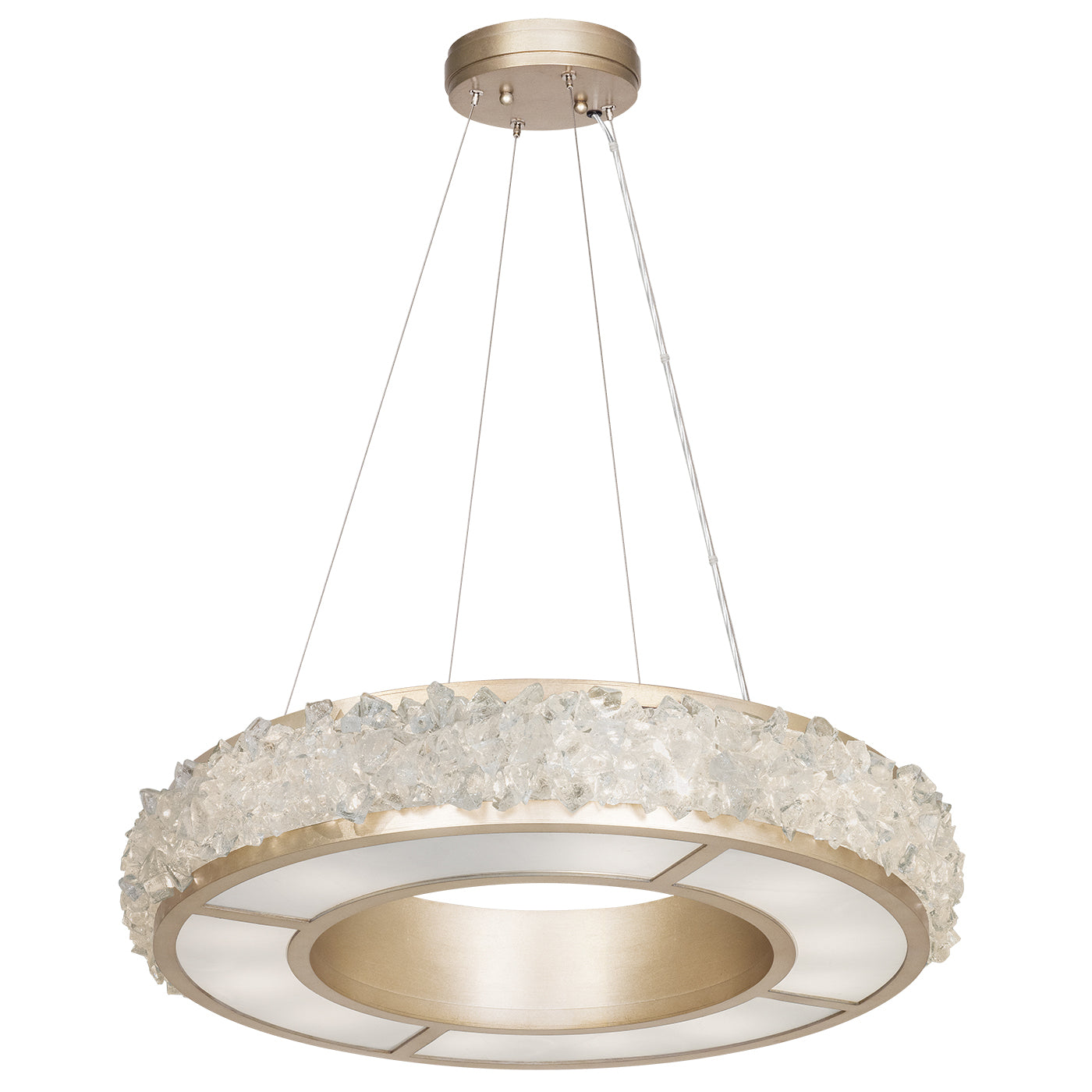 Fine Art Handcrafted Lighting - 878140-1ST - 12 Light Pendant - Arctic Halo - Gold