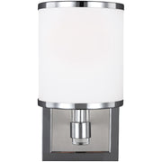 Generation Lighting - VS23301SN/CH - One Light Wall Sconce - Prospect Park - Satin Nickel / Chrome