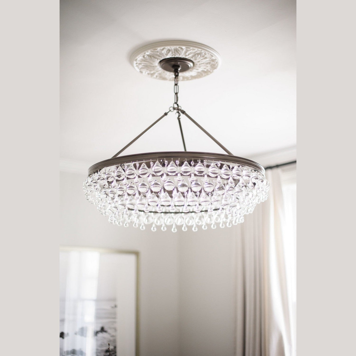 Crystorama - 275-VZ - Six Light Chandelier - Calypso - Vibrant Bronze
