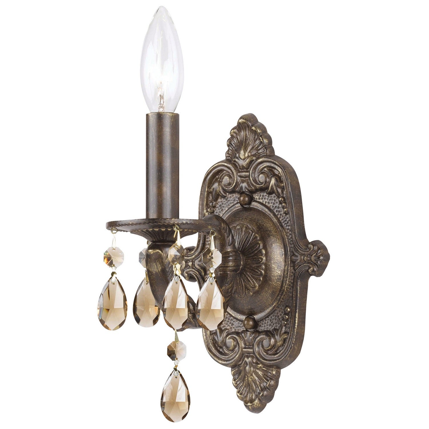 Crystorama - 5021-VB-GT-MWP - One Light Wall Sconce - Paris Market - Venetian Bronze